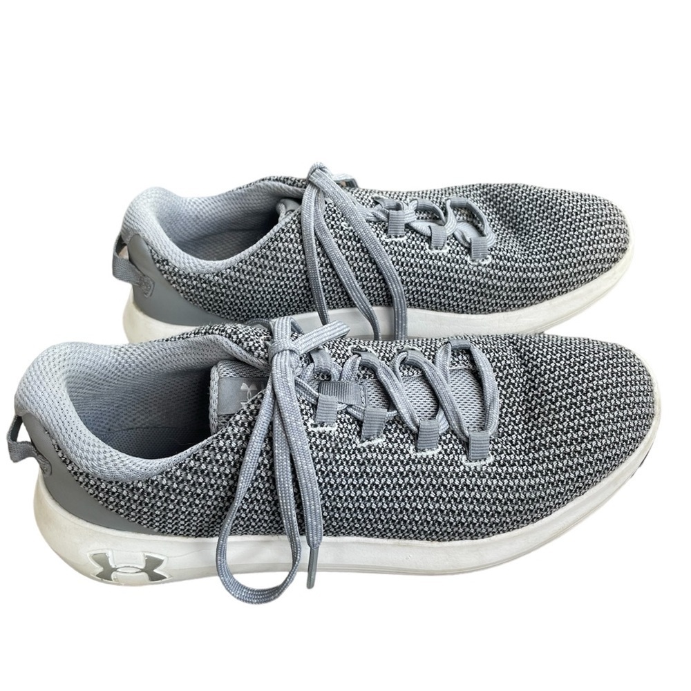 Under Armor Women’s Ripple 20 Gray Lace Up Sneakers Size 8